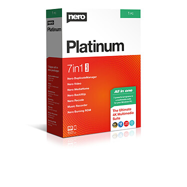 Nero Platinum - Licence Perpétuelle - 1 poste - A télécharger