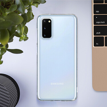 Avis Avizar Coque Samsung Galaxy S20 Silicone Gel Flexible Résistant Ultra fine Blanc Givré