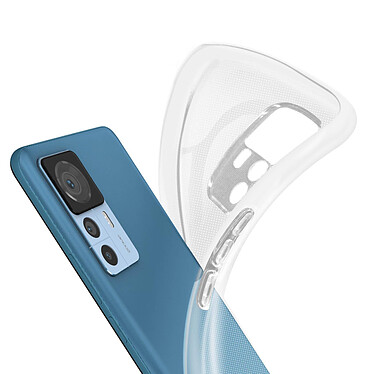 Avizar Coque pour Xiaomi 12T et 12T Pro Silicone Flexible Fine et Légère transparent pas cher