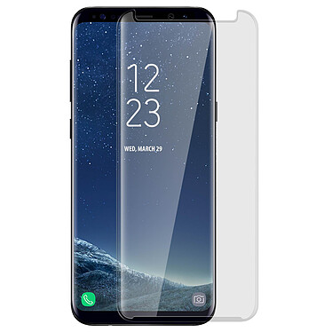 Avizar Film verre trempé bords incurvés Samsung Galaxy S8 Plus - Contour Transparent
