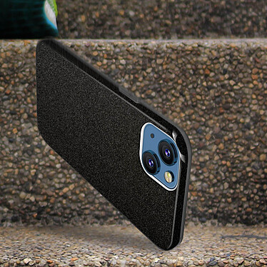 Avizar Coque iPhone 13 Mini Paillette Amovible Silicone Semi-rigide noir pas cher