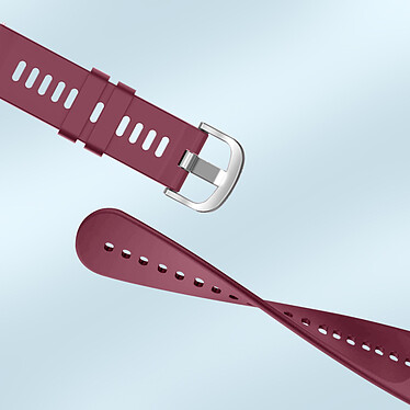 Acheter Avizar Bracelet pour Honor Magic Watch 2 46mm Silicone Texturé Bordeaux
