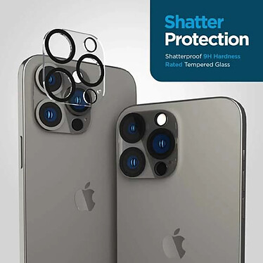 CASE MATE Verre de protection caméra pour iPhone 14 Pro /14 Pro Max Anti-rayures Transparent pas cher