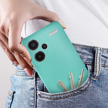 Acheter Avizar Coque pour Xiaomi Redmi Note 13 Pro Plus 5G Soft-touch Anti-traces Turquoise