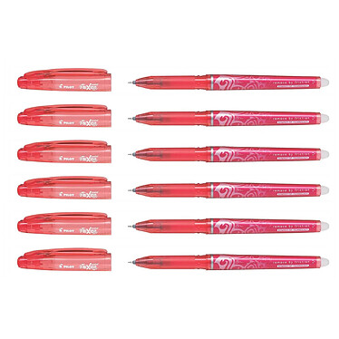 PILOT Stylo roller FriXion Point 0,5 Rouge x 6