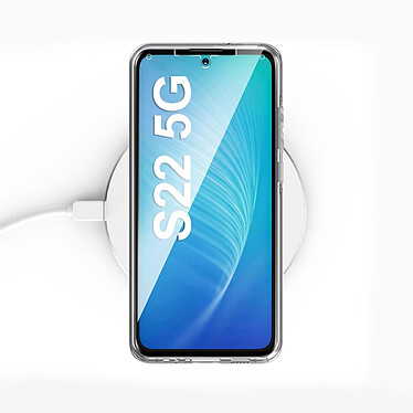 Evetane Coque Samsung Galaxy S21 FE Protection Avant Arriere 360° Intégrale Housse transparente Motif Ultra résistante pas cher