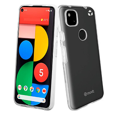 Avis Muvit Coque pour Google Pixel 4A RECYCLETEK Souple Transparent