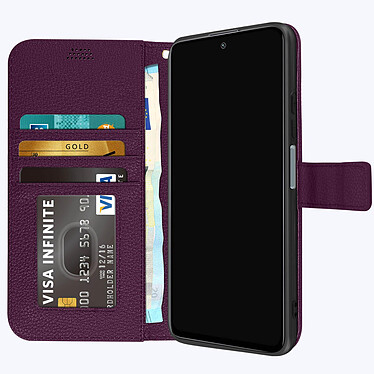 Acheter Avizar Étui pour Xiaomi Poco X4 GT Clapet Portefeuille Support Vidéo Dragonne  violet