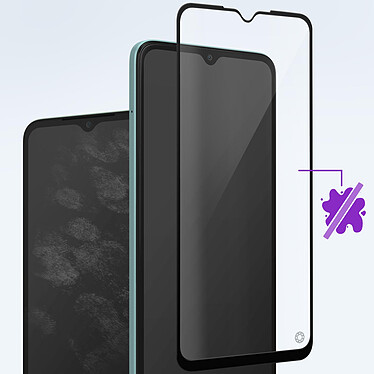 Force Glass Verre Incassable pour Xiaomi Redmi A1 et A2 Dureté 9H+ Garantie à vie  noir pas cher