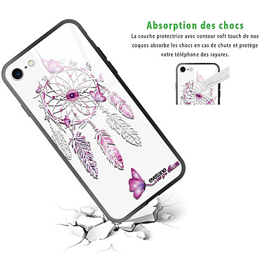 Avis Evetane Coque iPhone 7/8/ iPhone SE 2020/ 2022 Coque Soft Touch Glossy Carpe diem Design