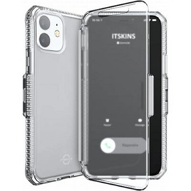 Itskins Étui pour iPhone 11 Folio Renforcé Spectrum Vision Antichocs Transparent