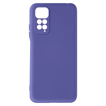 Avizar Coque Xiaomi Redmi Note 11 et 11s Silicone Semi-rigide Soft-touch Fine violet