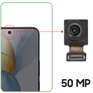 Avis Clappio Caméra Avant pour Honor 90 Capteur Selfie 50MP Noir