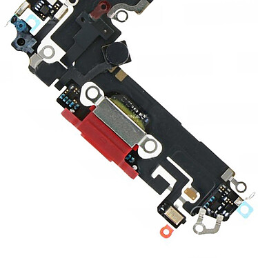 Avis Clappio Connecteur de Charge pour iPhone 13 Mini de Remplacement Connecteur Lightning Microphone intégré Rouge