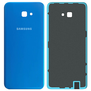 Clappio Cache batterie Samsung Galaxy J4 Plus Façade arrière de remplacement bleu