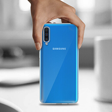 Acheter Avizar Coque Galaxy A50 Silicone Souple et Film Ecran Verre Trempé 9H Transparent