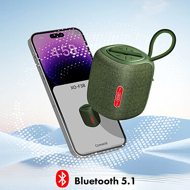 Avis XO Enceinte Bluetooth Compact avec Dragonne Kaki