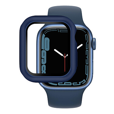 Avis Avizar Coque pour Apple Watch Serie 7 (41mm) Rigide Finition Soft-touch Enkay Bleu