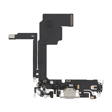 Avis Clappio Connecteur de Charge pour Apple iPhone 15 Pro, Port USB C + Microphone Gris