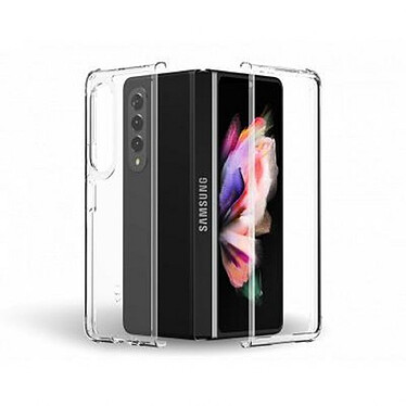 Force Case Double Coque Renforcée pour Samsung Galaxy Z Fold 3 DUO Transparent