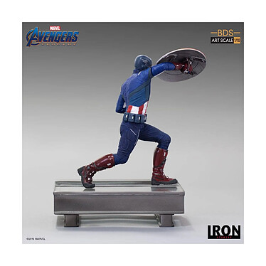 Marvel Avengers : Endgame - Statuette BDS Art Scale 1/10 Captain America 21 cm pas cher