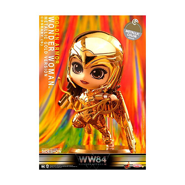 Acheter Wonder Woman 1984 - Figurine Cosbaby (S) Golden Armor  (Metallic Gold Version) 10 cm