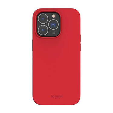 So Seven Coque pour iPhone 14 Pro SMOOTHIE RECYCLE Rouge