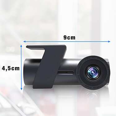 Avizar Dashcam avec Vidéo Full HD 1080p Caméra Avant Rotation 360° Mode Caméra Cachée pas cher