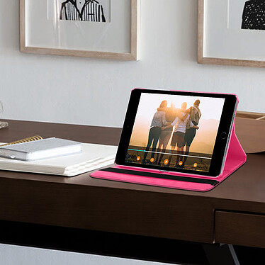 Avizar Étui avec Fonction Support Rotatif 360° Housse rose iPad Mini 4 / 5 pas cher