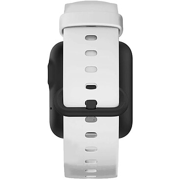 Avizar Bracelet pour Xiaomi Mi Watch Lite / Redmi Watch Silicone Soft touch Premium Blanc Ajustable par Boucle Ardillon
