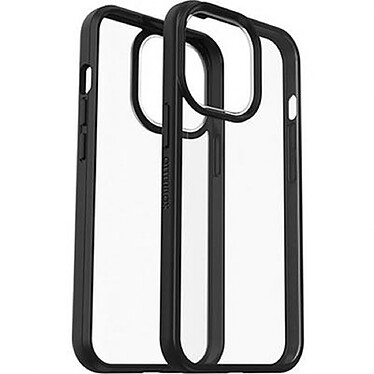 OtterBox Coque pour iPhone 13 Pro Renforcée React Noir transparent