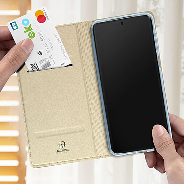 Avis Dux Ducis Étui pour Xiaomi Redmi Note 12 4G et 12 5G Clapet Porte-carte Support Vidéo  Or