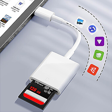 Avis Avizar Lecteur Carte SD, Adaptateur USB-C  Blanc