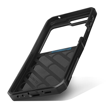 Avizar Coque Antichoc pour Samsung Galaxy Z Flip 5 Anti-chutes 3m Béquille Support  Noir pas cher