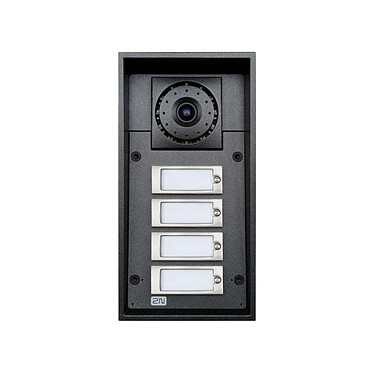 2N - Interphone vidéo IP Force 4 boutons avec caméra - 9151104CW