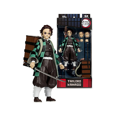 Demon Slayer: Kimetsu no Yaiba - Figurine Tanjiro Kamado (avec Nezuko Box) (Season 3) 18 cm pas cher