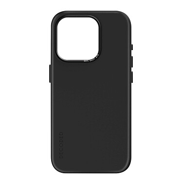 Decoded Coque MagSafe pour iPhone 15 Pro Max Silicone Mat Doux Graphite Noir