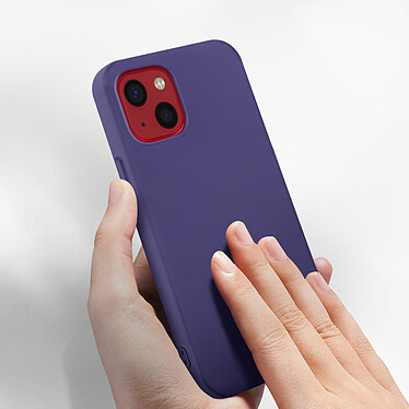 Acheter Avizar Coque iPhone 13 Silicone Semi-rigide Finition Soft-touch violet