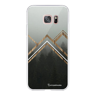 LaCoqueFrançaise Coque Samsung Galaxy S7 Edge 360 intégrale transparente Motif Trio Forêt Tendance