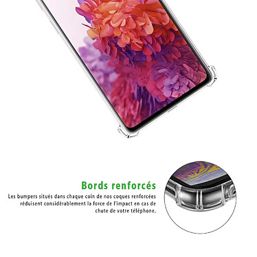 Acheter LaCoqueFrançaise Coque Samsung Galaxy S20 FE Silicone antichocs Solides coins renforcés  transparente Motif Fleurs Blanches