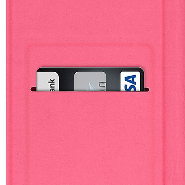 Avizar Housse Xiaomi Redmi Note 8 Pro Étui Folio à Clapet Porte-carte rose pas cher