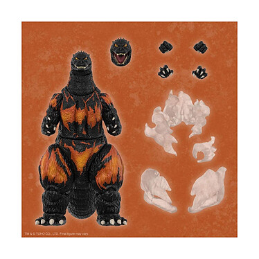 Toho - Figurine Ultimates Burning Godzilla 1995 20 cm pas cher