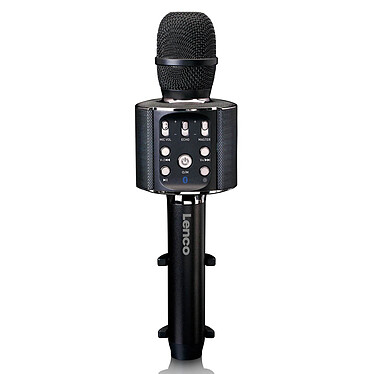 LENCO BMC-090BK - Microphone sans-fil pour Karaoké  - Noir