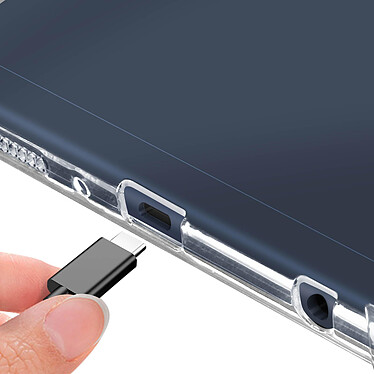 Avizar Coque Bumper pour Samsung Galaxy Tab A9 Antichoc Souple  Transparent pas cher