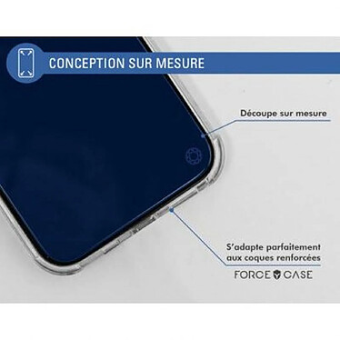 Acheter Force Glass Protection d'écran pour iPhone 15 Pro Max en Verre 2.5D Anti Lumière Bleue Transparent