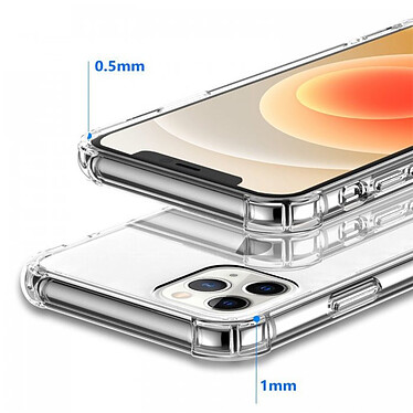 Avis Evetane Coque iPhone 12/12 Pro (6,1 pouces) Anti-Chocs avec Bords Renforcés en silicone transparente Motif