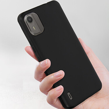 Avis Avizar Coque  pour Nokia C12 en Silicone souple série Classic Case Noir