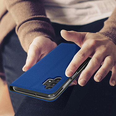 Acheter Avizar Étui Samsung Galaxy A32 5G Housse Folio Porte-carte Fonction Support Bleu