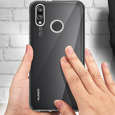 Avis Avizar Coque Arrière + Film Verre Trempé Transparent Huawei P20 Lite - Transparent