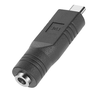Avizar Adaptateur de Charge DC 4.0 x 1.7mm vers USB-C , Noir